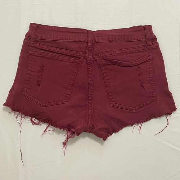 Blue asphalt distressed shorts - Picture 2 of 5